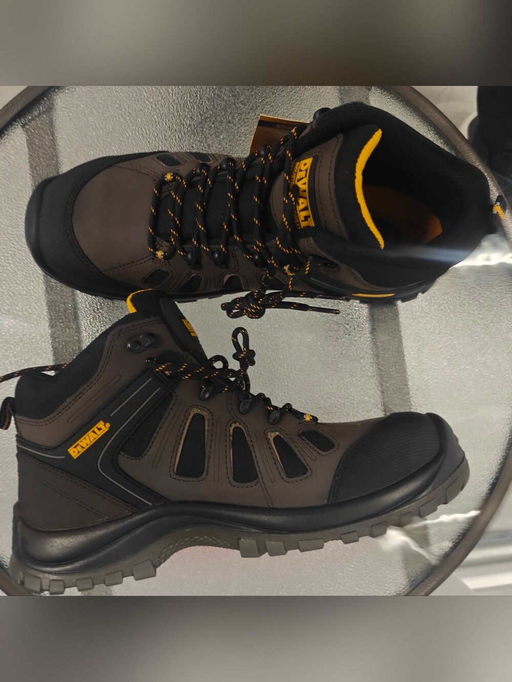 dewalt mens brown waterproof steel toe boots